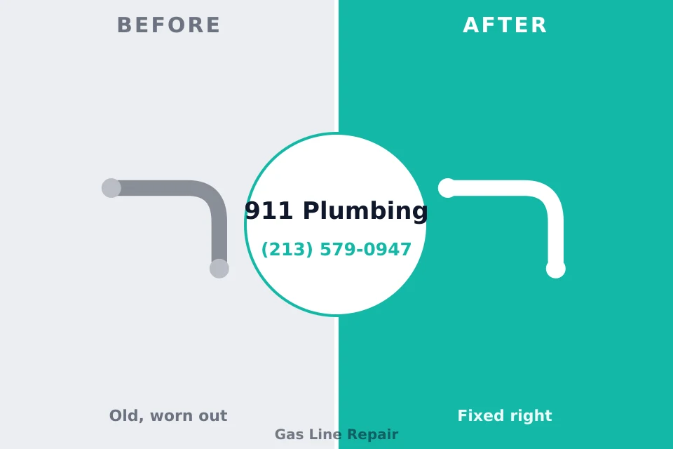 Before and after: plumbing repair Monterey, TN